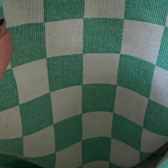 Dickies Blue Green Colton Canvas Checkered Backpack Bookbag - Picture 8 of 16